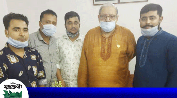 প্রবাসী কল্যাণ মন্ত্রীর কাছে স্মারকলিপি প্রদান