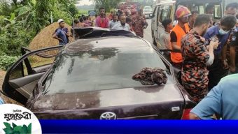 সিলেট অভিমুখী কার দুর্ঘটনায় ৩ জনের প্রাণহানি
