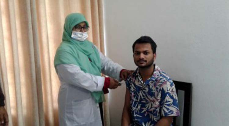 শাবিতে দ্বিতীয় ডোজের টিকা কার্যক্রম শুরু