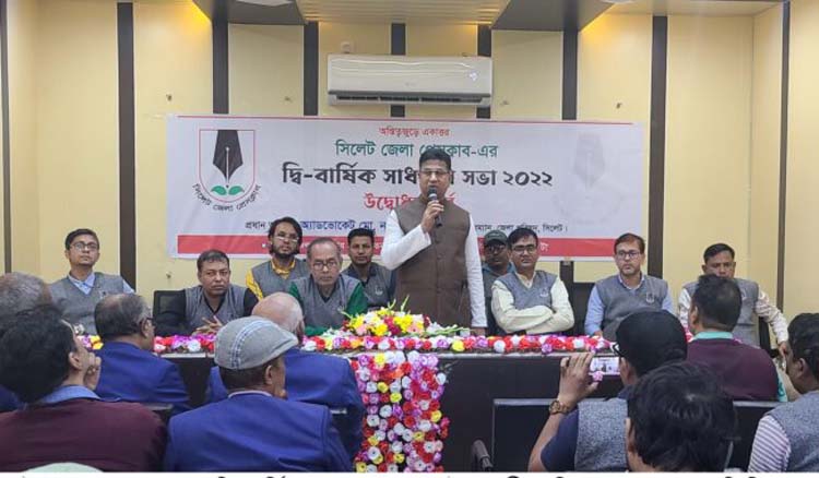 সিলেট জেলা প্রেসক্লাব এ অঞ্চলে নেতৃত্ব দিচ্ছে : নাসির খান