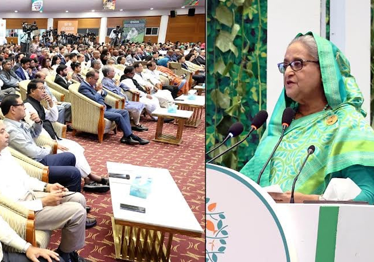 যুদ্ধ ব্যয়ের অর্থ জলবায়ুর প্রভাব মোকাবেলায় ব্যবহার হলে বিশ্ব রক্ষা পেত : প্রধানমন্ত্রী