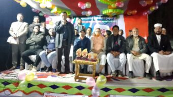 বড়লেখায় আরফাত রহমান কোকো স্মৃতি নাইট মিডিয়াম বার ফুটবল টুর্নামেন্টের উদ্বোধন