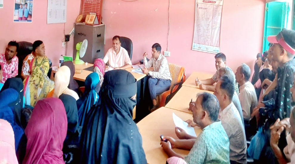 পাথারিয়া ইউনিয়নে ভিজিডি কার্ড বাছাই কার্যক্রম অনুষ্ঠিত