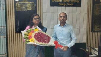 জৈন্তাপুরের নতুন ইউএনও সুনন্দা রায়ের দায়িত্ব গ্রহণ